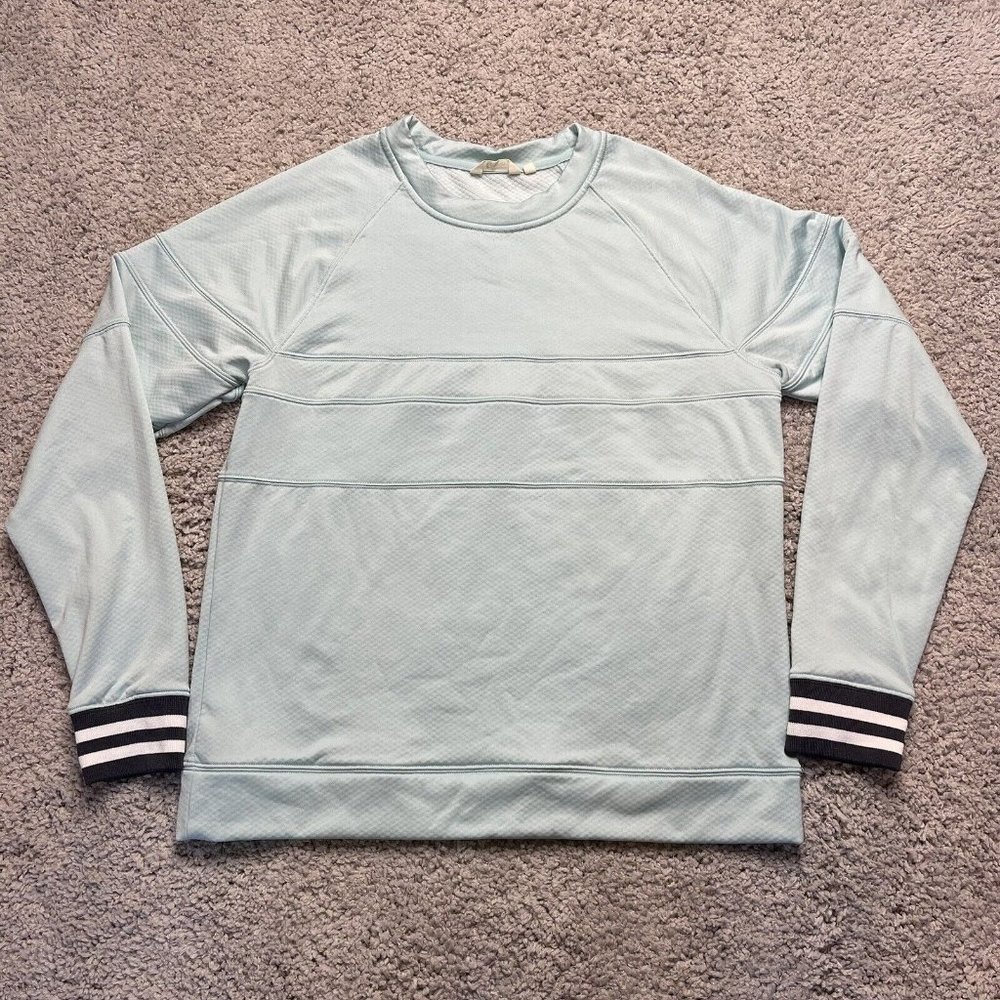 Cotopaxi Womens Bandera Crew Sweatshirt Long Sleeve Size Large Light Blue